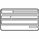 Toyota 11298-22150 Plate, Emission Control Information