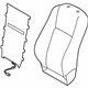 Toyota 71073-0E270-B1 Front Seat Back Cover, Right(For Separate Type)