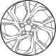 Toyota 42611-10360 Wheel, Disc