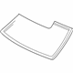 Toyota 75531-04081 Moulding, Windshield, Outer Upper