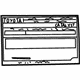 Toyota 11298-62690 Plate, Emission Control Information