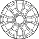 Toyota 42611-04201 Wheel, Disc