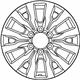 Toyota 4260D-04021 WHEEL SUB-ASSY, CLAD