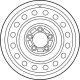 Toyota 42601-0C080 WHEEL SUB-ASSY, DISC