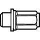 Toyota 90942-A1007 NUT, HUB W/WASHER