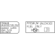 Toyota 74559-60030 Label, Fuel INFORMAT