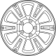 Toyota 42611-0C271 WHEEL, DISC