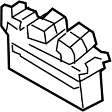 Toyota 84820-0R040 Window Switch, Front Driver Side 84820-0R040 Toyota Window Switch, Front Driver Side Illustration 1 of 1