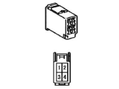 Toyota 90980-12211 Housing, Connector F