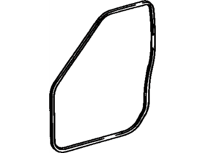 Toyota 62312-AC010-E0 Weatherstrip, Front Door Opening Trim, Driver Side