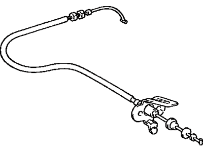 Toyota 78180-33240 Cable Assembly, Accelerator Control