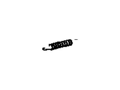 Toyota 90080-50148 Spring,  Tension,  NO.2(For Parking Brake Shoe Return)