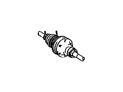 Toyota 43410-06170 Shaft Assembly, Front Drive, Passenger Side