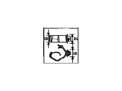 Toyota 82711-1E350 Clamp, Wiring HARNES