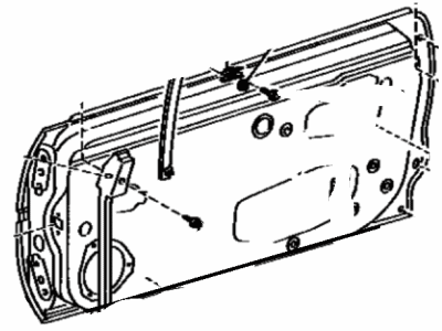 Toyota 67001-17080 Panel Sub-Assy, Front Door, RH