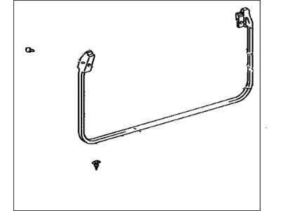 Toyota 67861-17030 Weatherstrip,  Front Door,  RH