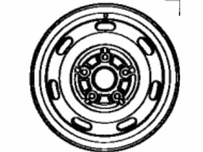 Toyota 42611-17170 Wheel,  Disc (For Rear)