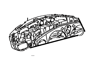 Toyota 83132-17290 Case, Combination Meter