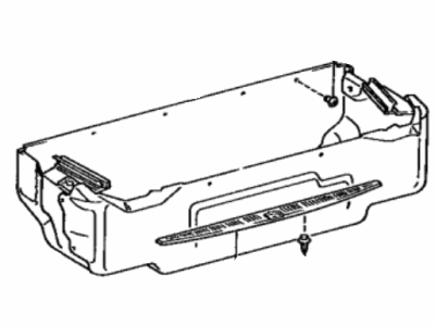 Toyota 64711-17050-01 Mat,  Luggage Compartment Floor