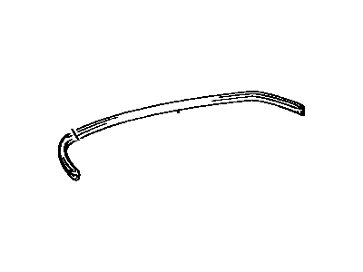 Toyota 75959-17030-07 Pad,  Back Window Outside Moulding