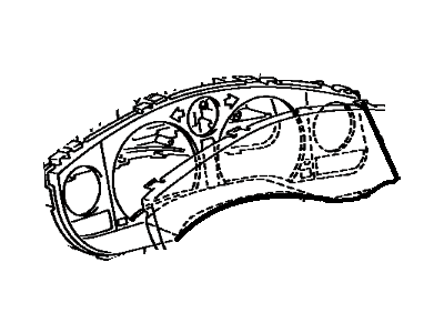 Toyota 83133-17430 Plate, Combination Meter