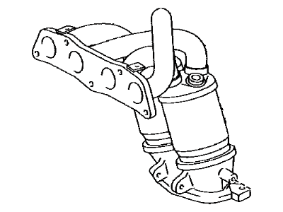 Toyota 17104-22060 Manifold,  Exhaust