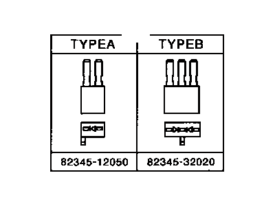 Toyota 82345-12050 Diode