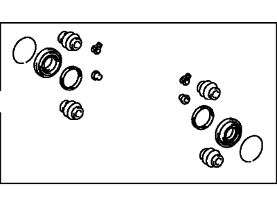 Toyota 04479-52020 Cylinder Kit,  Disc Brake,  Front