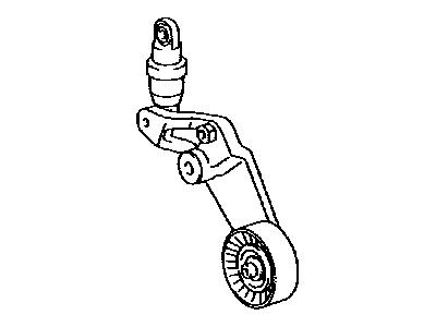 Toyota 16620-22011 Tensioner Assy,  V-Ribbed Belt