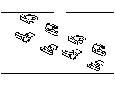 Toyota 04948-17030 Fitting Kit,  Disc Brake,  Rear