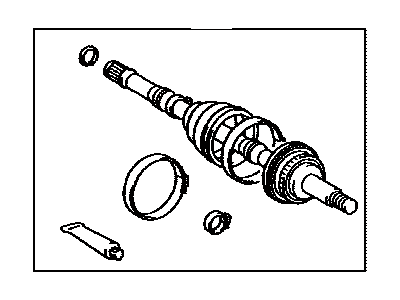 Toyota 43470-80028 Joint Assy,  Rear Drive Shaft Outboard,  LH