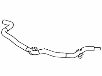 Toyota 23820-25051 Hose,  Fuel Vapor Feed,  NO.1