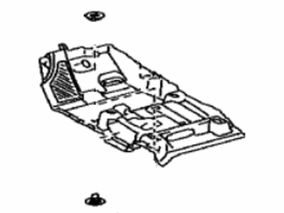 Toyota 58512-08010-C1 Carpet,  Floor,  Front LH