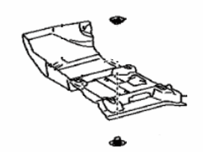 Toyota 58511-08030-C1 Carpet,  Floor,  Front RH