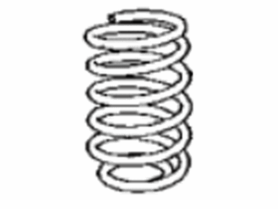 Toyota 48231-08100 Spring,  Coil,  Rear LH