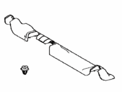 Toyota 79092-08090-C0 Garnish Sub-Assy,  Rear Seat Leg Side,  NO.2