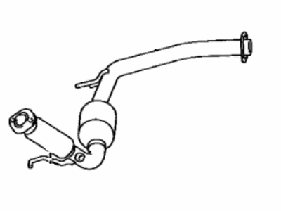 Toyota 17410-F0121 Pipe Assembly, Exhaust, Front