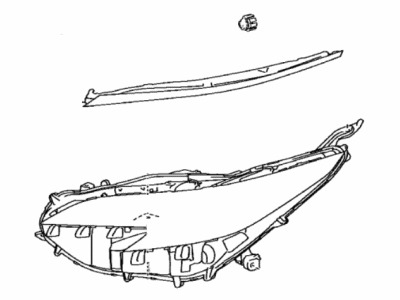 Toyota 81150-08150 Headlamp Assy,  LH