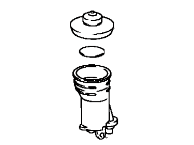 Toyota 31402-35120 Reservoir Sub-Assy, Clutch Master Cylinder