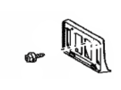 Toyota 75101-0C010 Bracket Sub-Assy,  Front License Plate
