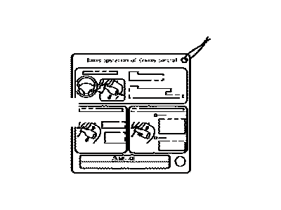 Scion 84639-64010 Label,  Cruise Control Switch Information