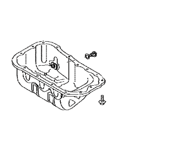 Toyota 12101-WB001 Pan Sub-Assy,  Oil