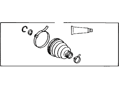 Toyota 04437-06110 Boot Kit,  Front Drive Shaft Inboard Joint,  RH