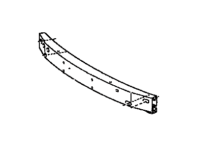 Toyota 52021-52030 Reinforcement, Front Bumper