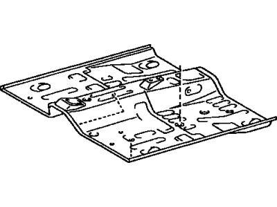 Toyota 58111-07902 Pan, Front Floor