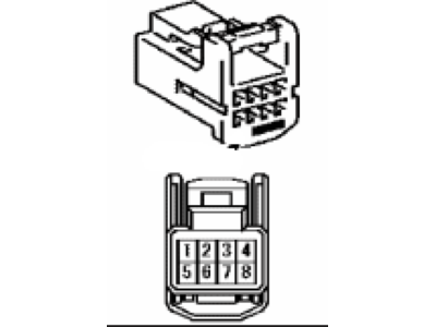 Toyota 90980-12221 Housing, Connector F