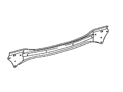 Toyota 52172-0D020 Reinforcement,  Rear Bumper,  NO.2