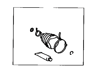 Toyota 04438-20060 Boot Kit,  Front Drive Shaft Inboard Joint