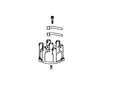 Toyota 19101-74030 Cap Sub-Assy,  Distributor