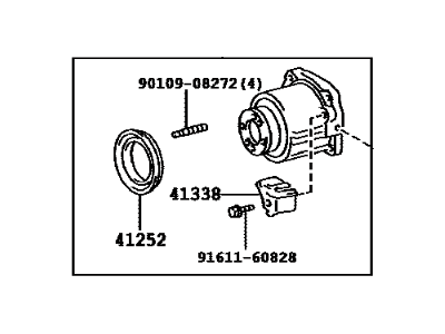 Toyota 41303-68012 Coupling Sub-Assembly, Electro Magnetic Control